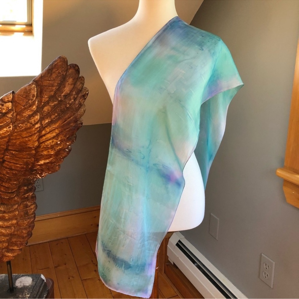 Authentic Vintage Annalisa  silk scarf - Picture 12 of 12